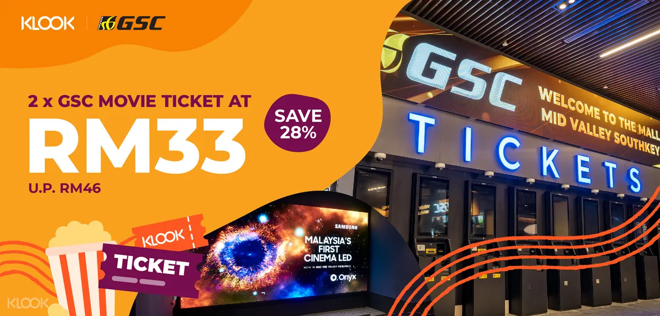 Up To 28 Off Gsc Cinemas Movie Ticket Promo Code Open Dated Klook Malaysia